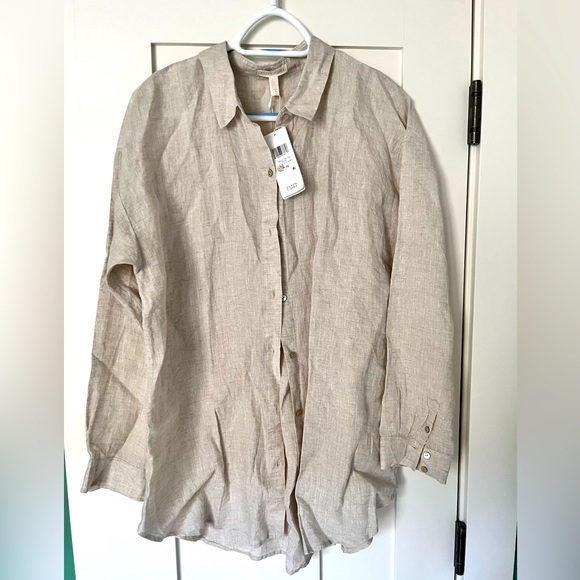 Eileen Fisher linen shirt brand new with tags - Picture 1 of 4